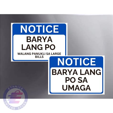 Baryang limang.